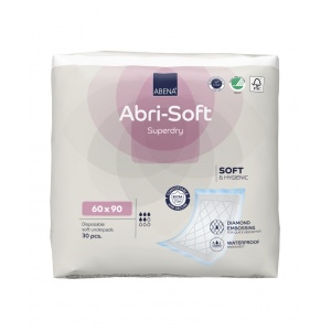 ABENA Absorbējošie vienreizējie paladziņi Abri-soft Superdry, 60x90cm, 30 gab. (Dānija)