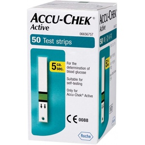 Accu-Chek Active Strips teststrēmeles N50