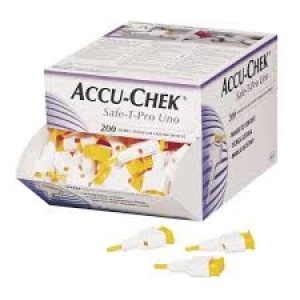 Accu Chek Safe-t-pro disposable Lancing devices, sterile