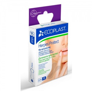 ECOPLAST plāksteri pret aukstumpumpām (Herpes Protect), N15