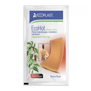 ECOPLAST warming pepper patch EcoHot, 10x15cm, N1