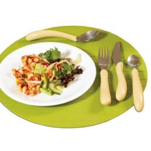Cutlery set, contour handle