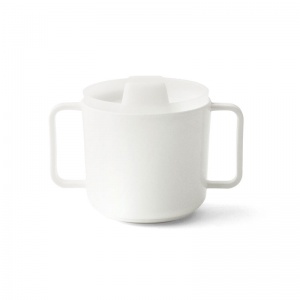 2-handle mug with lid