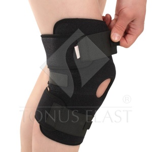 ELAST 9903 LUX  Elastic medical neoprene knee band with opening for kneecap, universal