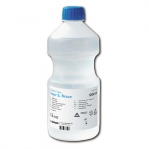 Nātrija hlorīda 0,9% šķīdums skalošanai, 500 ml.