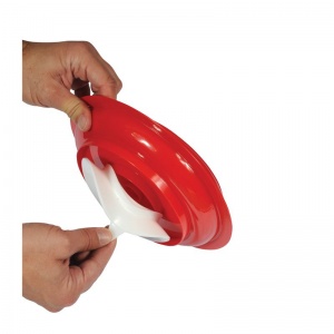 Rimmed plate