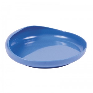 Single-rimmed plate