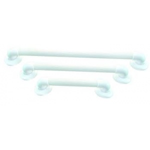 Plastic grab handle, white