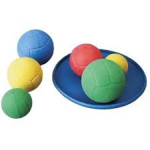 Foam rubber balls