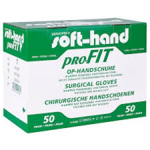 Soft-Hand pro-FIT Latekss - bez pūdera