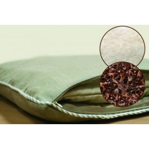 Grike Pillow “TURN AROUND” (buckwheat hull / sheep wool, 60×40 cm)