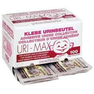 Uri-Max Paediatric adhesive urine bags - sterile