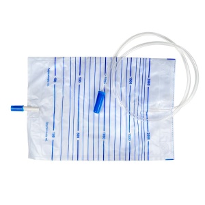 Urīna maiss ar vārstu, 2L,  90 cm