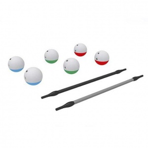 EXERCISE BAR REAX FLUIPUMP WITH COMPLETE BALLS